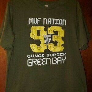 Man vs Food Nation Green Bay T-shirt xl